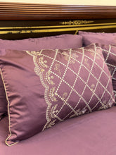 Load image into Gallery viewer, Shaam-e-Jamuni — Purple Chicken Kari Bridal Set (8-Piece)