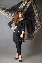 Load image into Gallery viewer, Black Embellished 3 pc