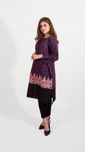Load image into Gallery viewer, Checkered Embroidered Ghera Shirt