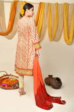 Load image into Gallery viewer, Ethnic Block Printed Panel Angrakha 3pc