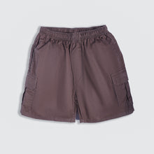 Load image into Gallery viewer, Dark Brown Men's Cargo Shorts