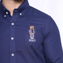 Load image into Gallery viewer, Blue Grey Bear Men's Shirt