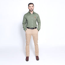 Load image into Gallery viewer, Green Brown Horse Men's Casual Shirt
