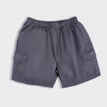 Load image into Gallery viewer, Charcoal Grey Men's Cargo Shorts