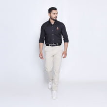 Load image into Gallery viewer, Black Brown Horses Men's Casual Shirt