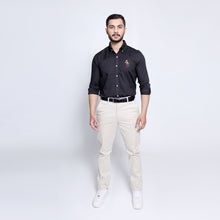 Load image into Gallery viewer, Black Brown Horses Men's Casual Shirt