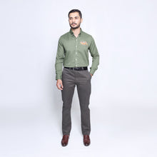 Load image into Gallery viewer, Green 3 Horse Men's Casual Shirt