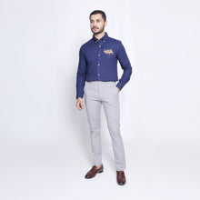 Load image into Gallery viewer, Blue 3 Horses Men's Shirt