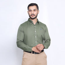 Load image into Gallery viewer, Green Blue small Horse Men's Casual Shirt