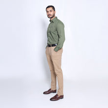Load image into Gallery viewer, Green Blue small Horse Men's Casual Shirt