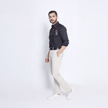 Load image into Gallery viewer, Black Grey Bear Men's Shirt