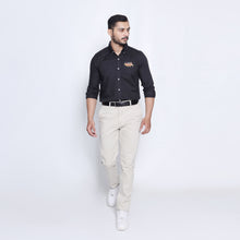 Load image into Gallery viewer, Black 3 Horses Men's Casual Shirt