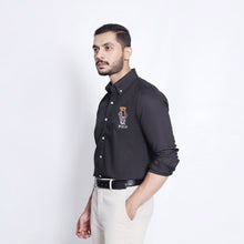 Load image into Gallery viewer, Black Grey Bear Men's Shirt