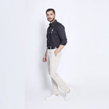 Load image into Gallery viewer, Black White Bear Men's Casual Shirt