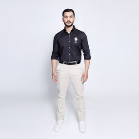 Black White Bear Men's Casual Shirt