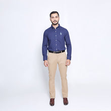 Load image into Gallery viewer, Blue Small Blue Horse Men's Casual Shirt