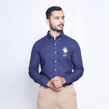 Load image into Gallery viewer, Blue White Bear Men's Casual Shirt