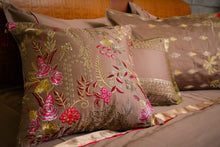 Load image into Gallery viewer, Beige Embroidered Bridal Bedsheet set