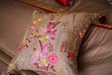 Load image into Gallery viewer, Beige Embroidered Bridal Bedsheet set