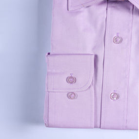 Light Purple Plain Dress Shirt