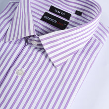 Load image into Gallery viewer, Purple Lines Dress Shirt