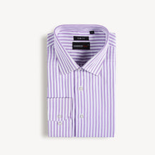 Load image into Gallery viewer, Purple Lines Dress Shirt
