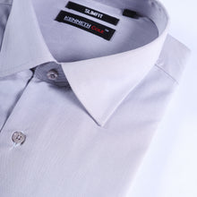 Load image into Gallery viewer, Grey Plain Dress Shirt