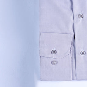 Grey Plain Dress Shirt