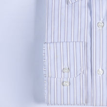 Load image into Gallery viewer, White Black Lines Dress Shirt