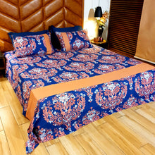 Load image into Gallery viewer, King size cotton bed sheet, super king size cotton bed sheet set cotton comforter set cotton duvet set summer comforter