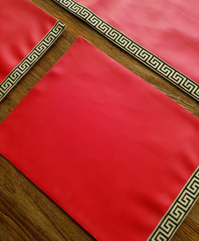 Red Versace Table mat