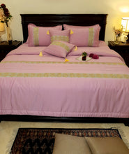 Load image into Gallery viewer, Lilac Glimmer Bridal Bedding Set