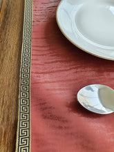 Load image into Gallery viewer, Rust Maroon Versace Table Runner