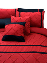 Load image into Gallery viewer, Red &amp; Black Duvet Cover
