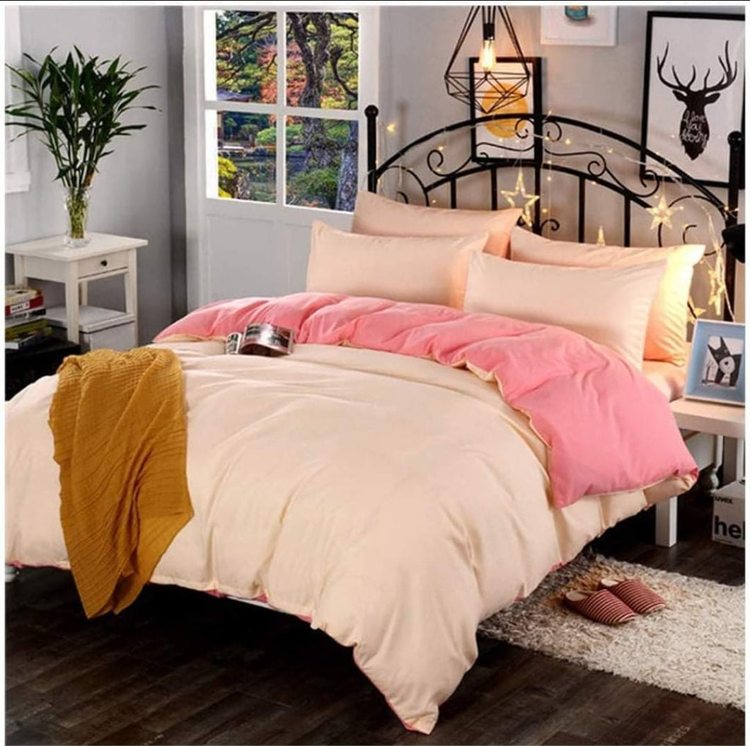 Peach & Pink Duvet Cover