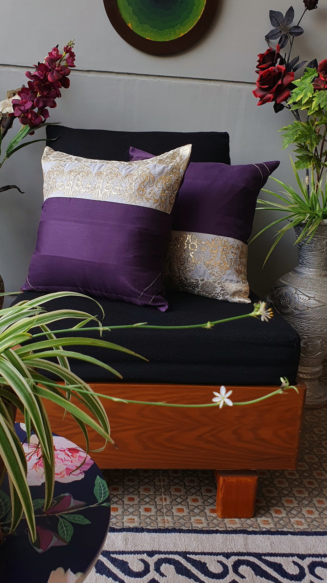 Purple Ethereal Cushion Cover