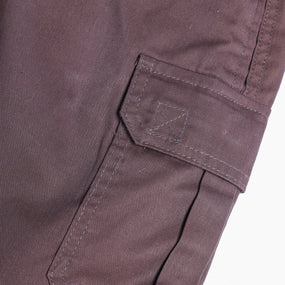 Dark Brown Men's Cargo Shorts