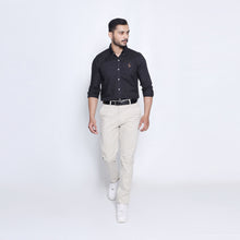 Load image into Gallery viewer, Black Small Horse Brown Men&#39;s Casual Shirt
