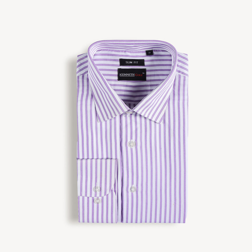 Purple Lines Dress Shirt