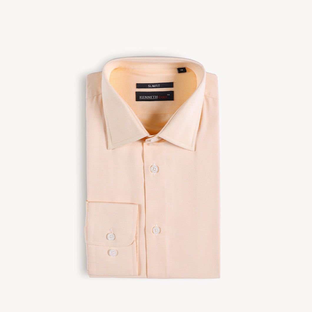 Yellow Plain Dress Shirt