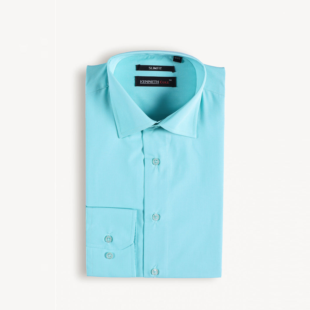 Light Aqua Plain Dress Shirt