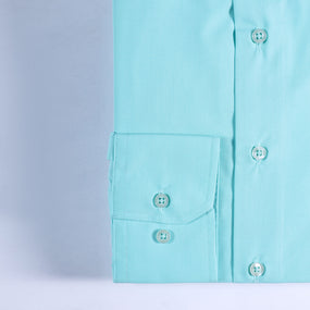 Light Aqua Plain Dress Shirt