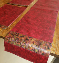 Load image into Gallery viewer, Burgundy Floral Runner
