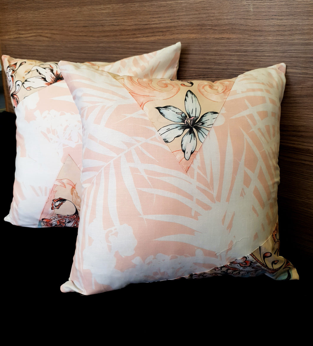 Tea Pink Printed Cushion Cover