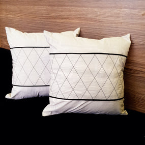 Grey Lines Cushion Cover