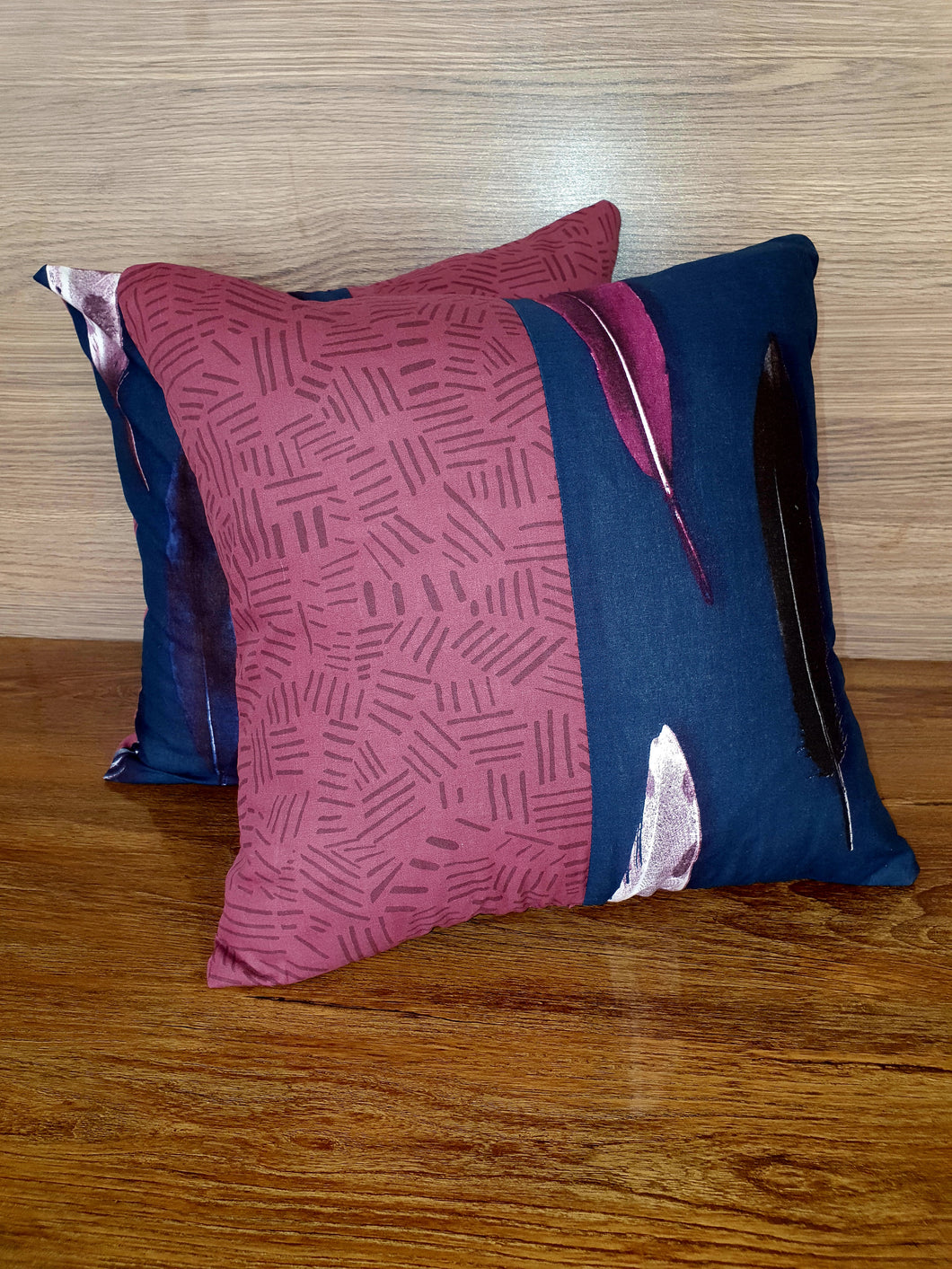 Magenta & Blue Cushions Cover