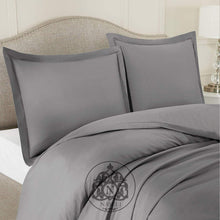 Load image into Gallery viewer, Charcoal Grey cotton satin King Size bed sheets
