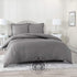 Charcoal Grey cotton satin bedding set
