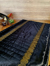 Load image into Gallery viewer, Black and Gold Prayer Mat
